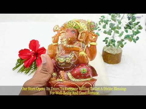 Ganesha Murti in Brown Aventurine video