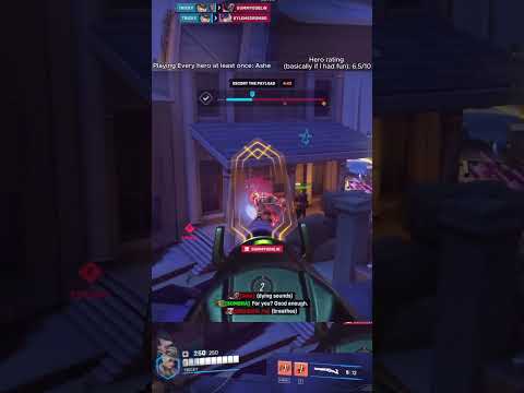 Playing every hero once Ashe edition. Why is this hero so easy... #overwatch #overwatch2 #ashe #dps