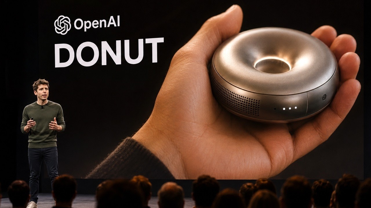OpenAI’s Controversial AI Device Just Leaked… And It’s Literally a Donut