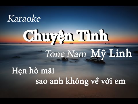 Chuyện Tình Mỹ Linh Karaoke Tone Nam | Swin | Nhạc Sống