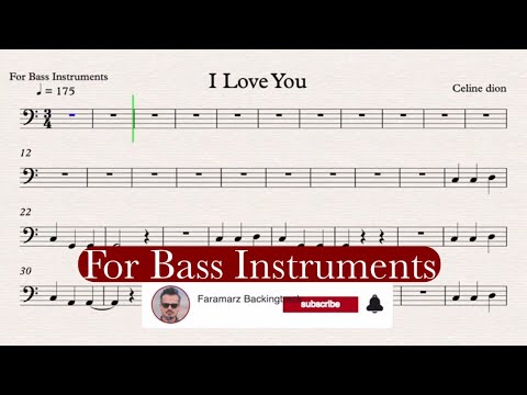 I Love You - Celine Dion - Bass Instruments
