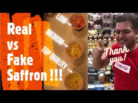 How to check Real vs Fake Saffron....Cool Trick !!!