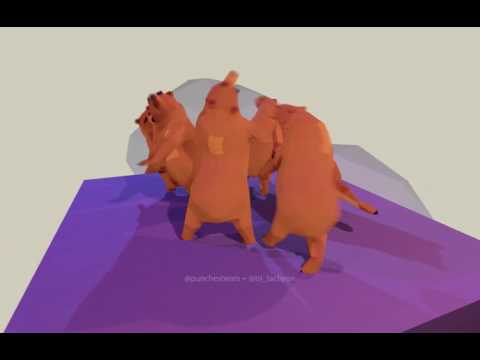 Dancing Bears - Procedural Animation Tests Video