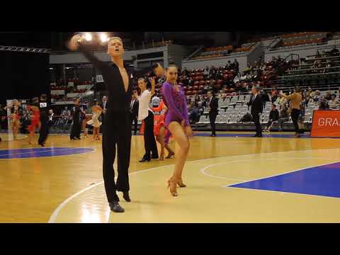 Andriy Ivanina & Gaëlle Anton - WDSF Youth Latin, Lyon French Open 2020 | Cha Cha