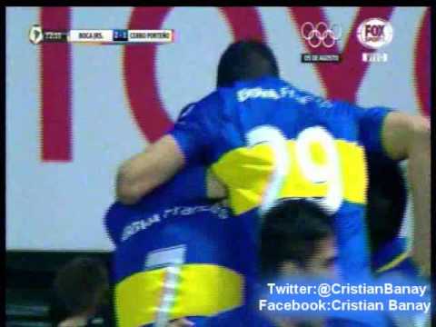 Boca 3 Cerro Porteño 1 (Gol de Vestuario)  Copa Libertadores 2016
