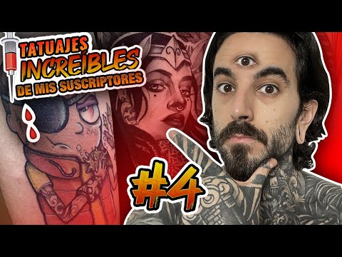 REACCIONANDO a los TATUAJES INCREÍBLES de mis SUBS 💉 #04