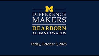 UM-Dearborn 2025 Alumni Difference Makers Awards Ceremony