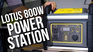 Lotus 800 Watt Portable Power Station / Power Bank A Good Alternative 
