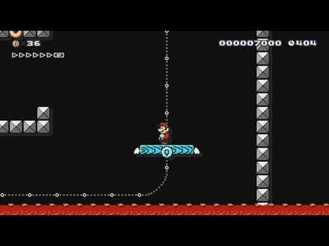 Bowser Junior's Trackland by Chronodile - SUPER MARIO MAKER - NO COMMENTARY 1bi 1bj