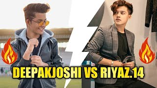 Riyaz.14 vs Deepak Joshi TikTok Videos || Riyaz Ali Vs Deepak Joshi #riyazali #deepakjoshi #noobarmy