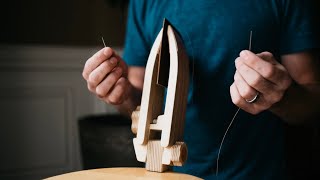 The ART of HAND STITCHING // Saddle Stitching leather goods - ASMR