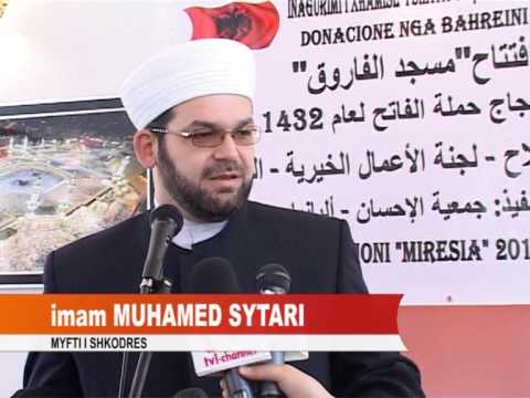 Myftinia Shkoder, 18 prill 2013 - Hap dyert xhamia e re në fshatin Kuç