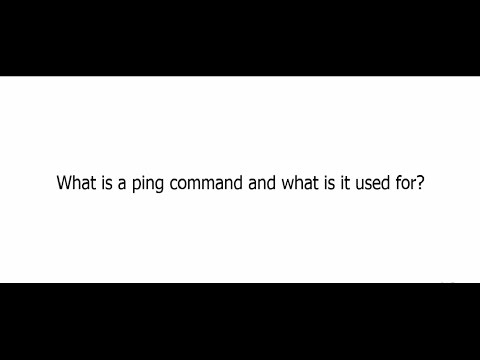 Networking Interview Questions : What is a ping command and what is it used for?