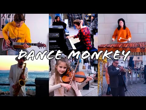 Who Do it Better: Tones and I- Dance Monkey (sax, marimba,piano,electronic guitar,violin & trumpet)