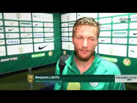 FM | FTC-Puskás Akadémia 2-1 után - Benjamin Lauth interjú | 2014.09.15.