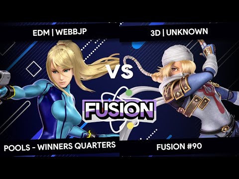 Fusion #90 - WebbJP (Zero Suit Samus) vs Unknown (Sheik) - Pools - Winners Quarters