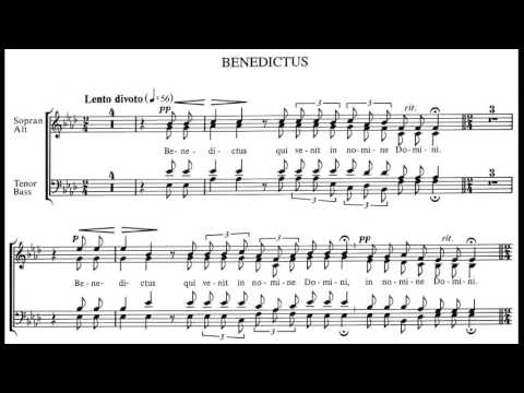 MISSA PRO PATRIA - Benedictus - Altstimme