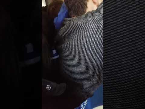 Tramwaj pełen kibiców Lecha Poznań na mecz z ulubionym Warszawskim klubem (Poznań, 01.10.2017)