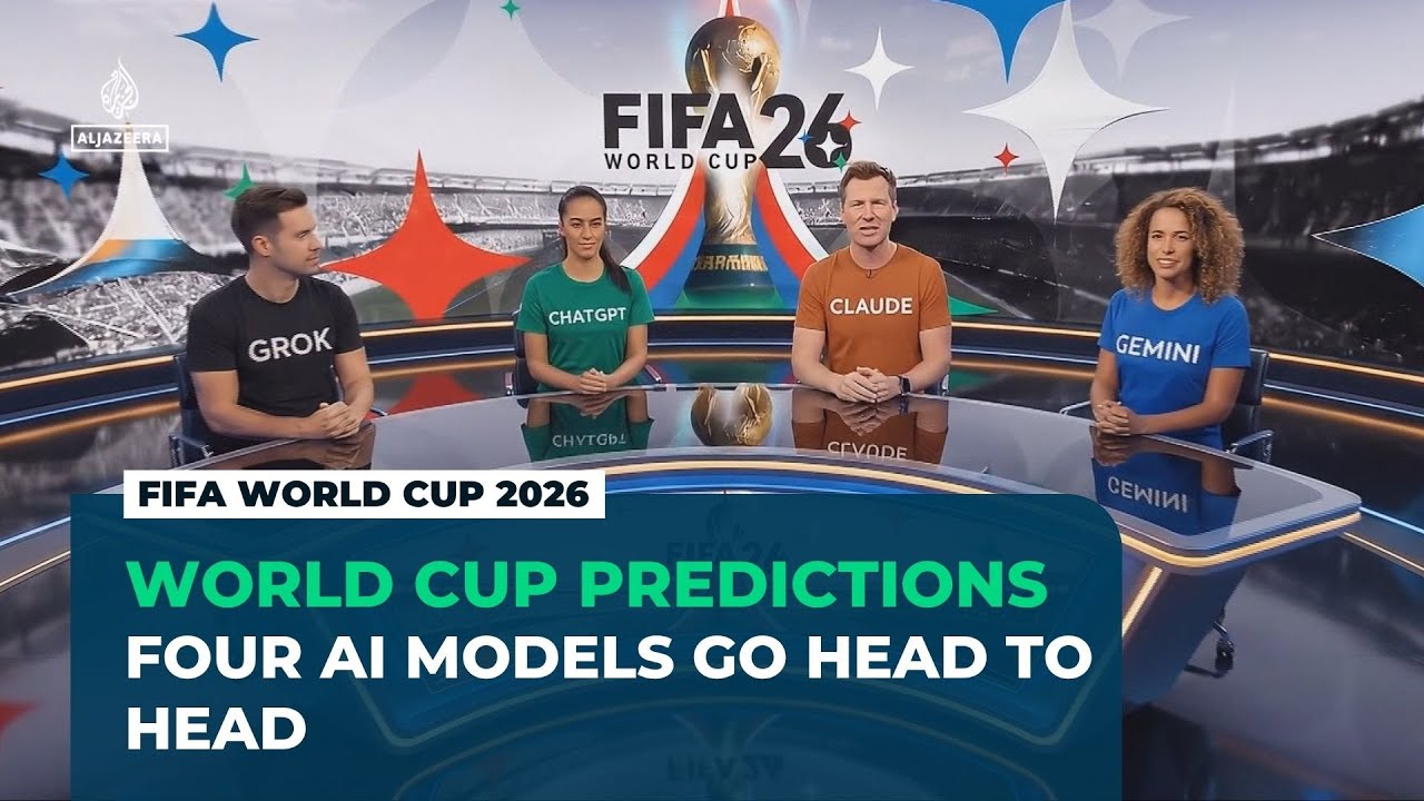 Four AI models go head-to-head on World Cup 2026 winner predictions