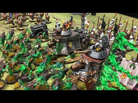 The steam tank fantastic - the plastic and metal Empire Warhammer steam tanks assembled and painted