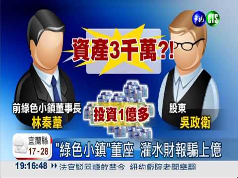 "綠色小鎮"董座 吸金上億被查封