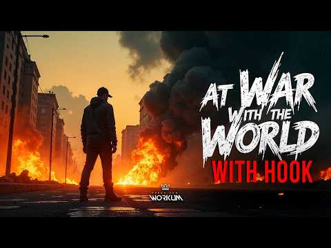 "At War With The World" (with hook) | Rap Instrumental | Dark Freestyle Beat