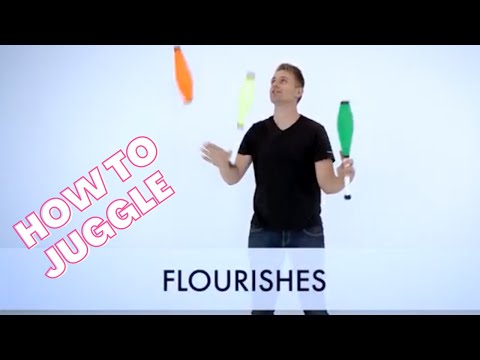 3 Club Flourishes Juggling Tutorial - Intermediate Level