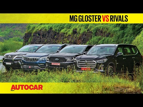 Gloster vs Fortuner vs Endeavour vs Alturas G4 - New MG SUV takes on rivals | Comparo| Autocar India