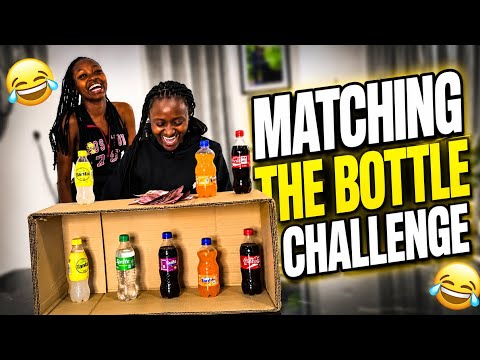 MATCHING THE BOTTLE CHALLENGE🤣🤣