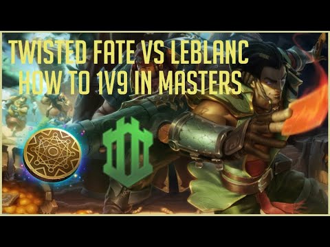 Shuffle Fate | How To 1v9 In Masters Elo! 1v2 Killing Leblanc? | Twisted Fate vs Leblanc | #670