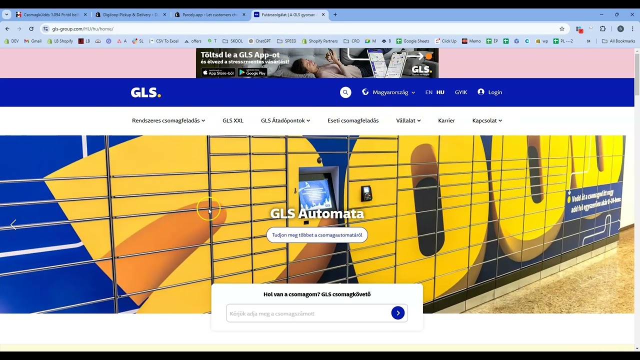 Shopify szállítás, csomagküldés app