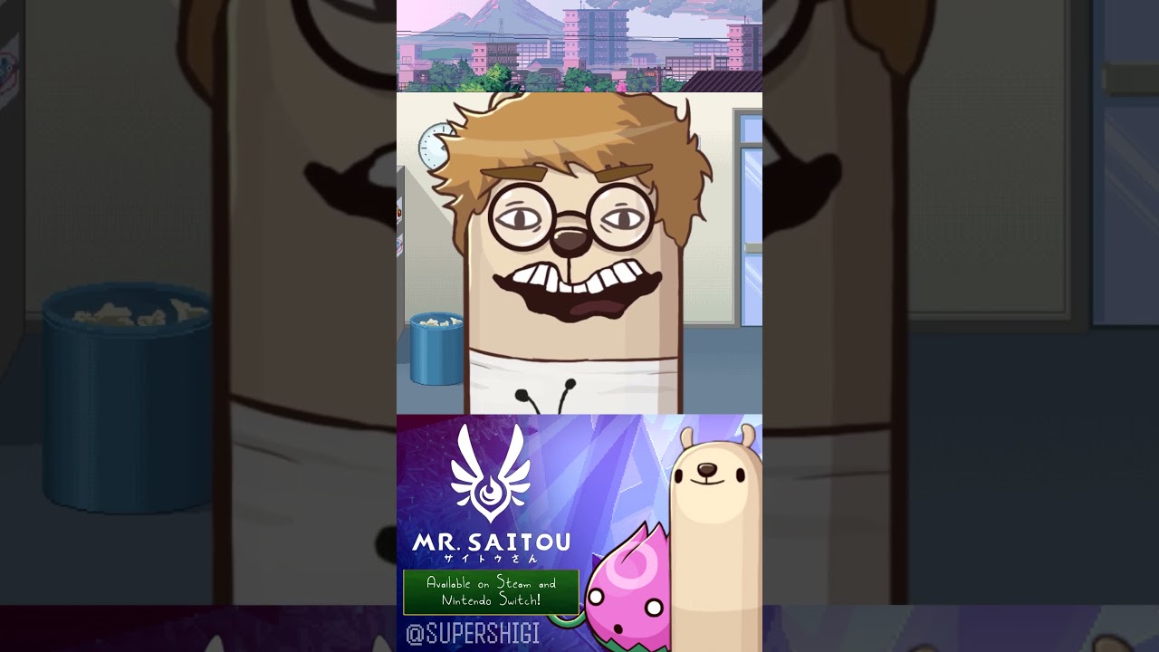 MR. SAITOU (my 2nd game) is on sale in the STEAM SPRING SALE #indiegame #rakuen #storygames