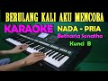 HATI YANG LUKA Betharia Sonatha KARAOKE Nada Pria HD