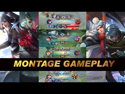 MANIAC GAMEPLAY Lesley Guinevere Zilong Julian MONTAGE MLBB 2022