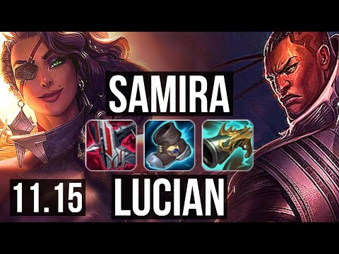 SAMIRA & Blitzcrank vs LUCIAN & Thresh (ADC) | Penta, Legendary, 15/2/1 | BR Diamond | v11.15