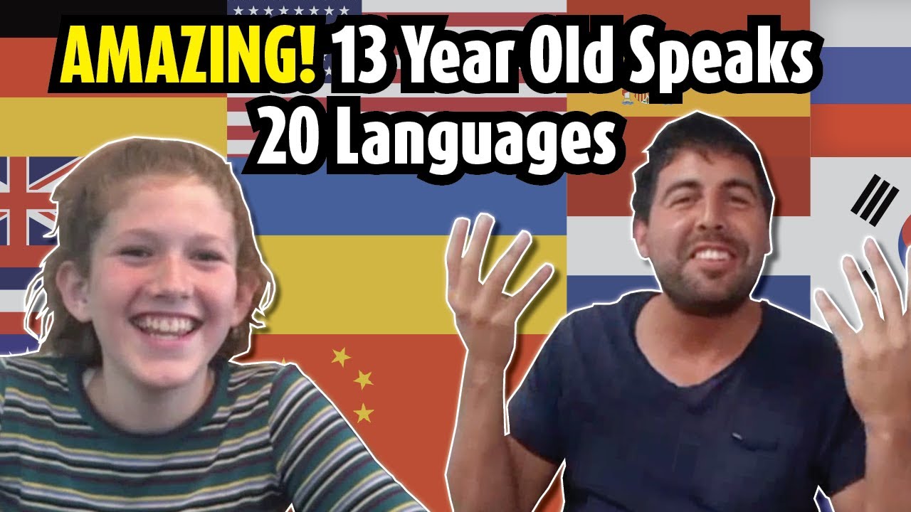 AMAZING! 13 year old polyglot speaks 20 languages