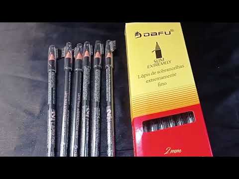 LÁPIS DERMATOGRÁFICO EXTREMAMENTE FINO 2MM PRETO DAFU