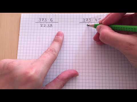 Schriftliche Multiplikation - Mathematik 4. Klasse