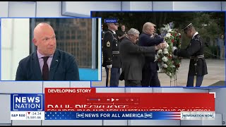 NEWSNATION NOW: AUG 28, 2024 - LAW PROHIBITS CAMPAIGNING AT ARLINGTON