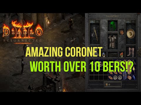 GAMBLING AMAZING CORONET !? Diablo 2 Resurrected
