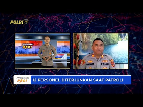 LIVE - KAPOLSEK PANGANDARAN, PATROLI UNIK DENGAN SEPATU RODA