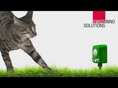 Gnaversirene m/solcellepanel og sensor