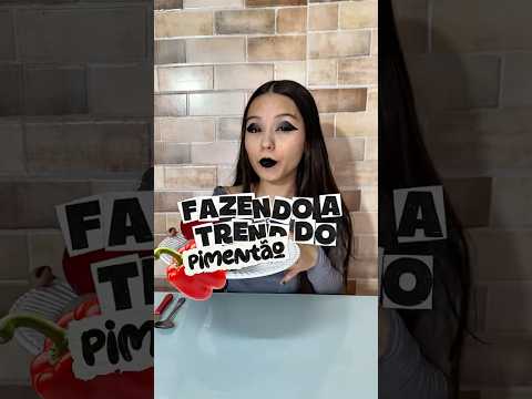 Fazendo a Trend do pimentão