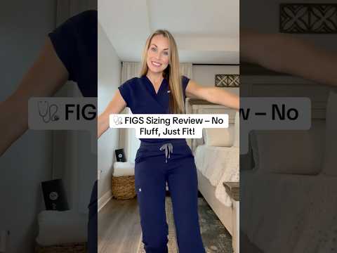 🩺 #FIGS Kade Cargo Scrub Pants & Raleigh V-Neck Scrub Top #figs #fit #rn #scrub #review