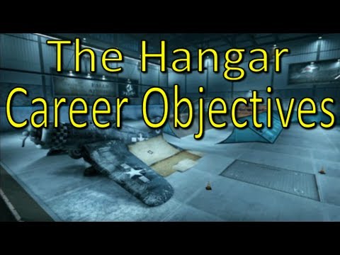 Tony Hawk's Pro Skater HD - The Hangar - All Objectives - Career Mode