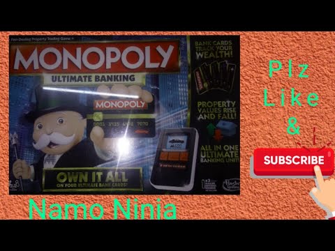 Monopoly Game: Ultimate Banking Edition Board Game, Electronic Bank