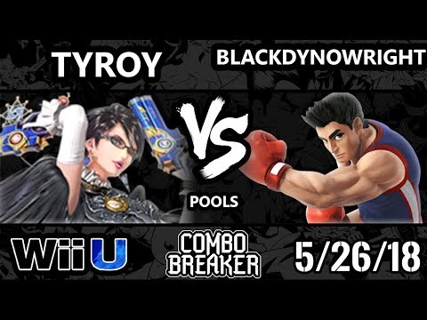 Combo Breaker 2018 Smash 4 - E2C | tyroy (Bayonetta) Vs. DH | BDWright (Little Mac) - Wii U Pools