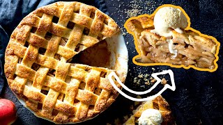 Deep Dish Apple Pie With Easy Lattice Pie Crust