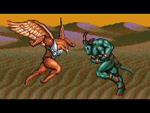 GOLDEN AXE III - GRYPHON vs. ALL BOSSES (GENESIS)
