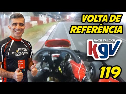 Traçado 119 Kartódromo da Granja Viana - volta de referência - piloto Cristian Peticov